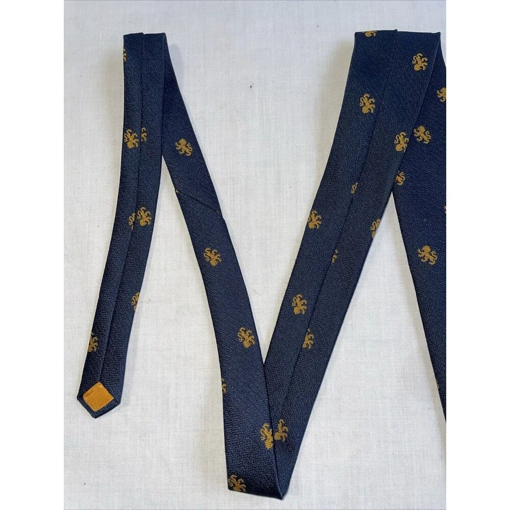 Lochcarron Men’s Dress Tie Size 52” Blue Polyester Business Formal